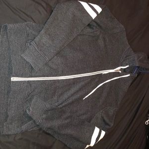 Charcoal zip up hoodie